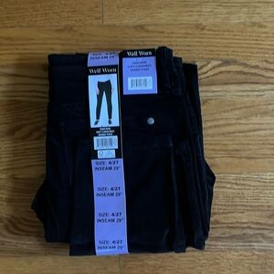 NWT - Well Worn High Rise Soft Corduroy Skinny Pant - Size 4/27 Inseam 29”